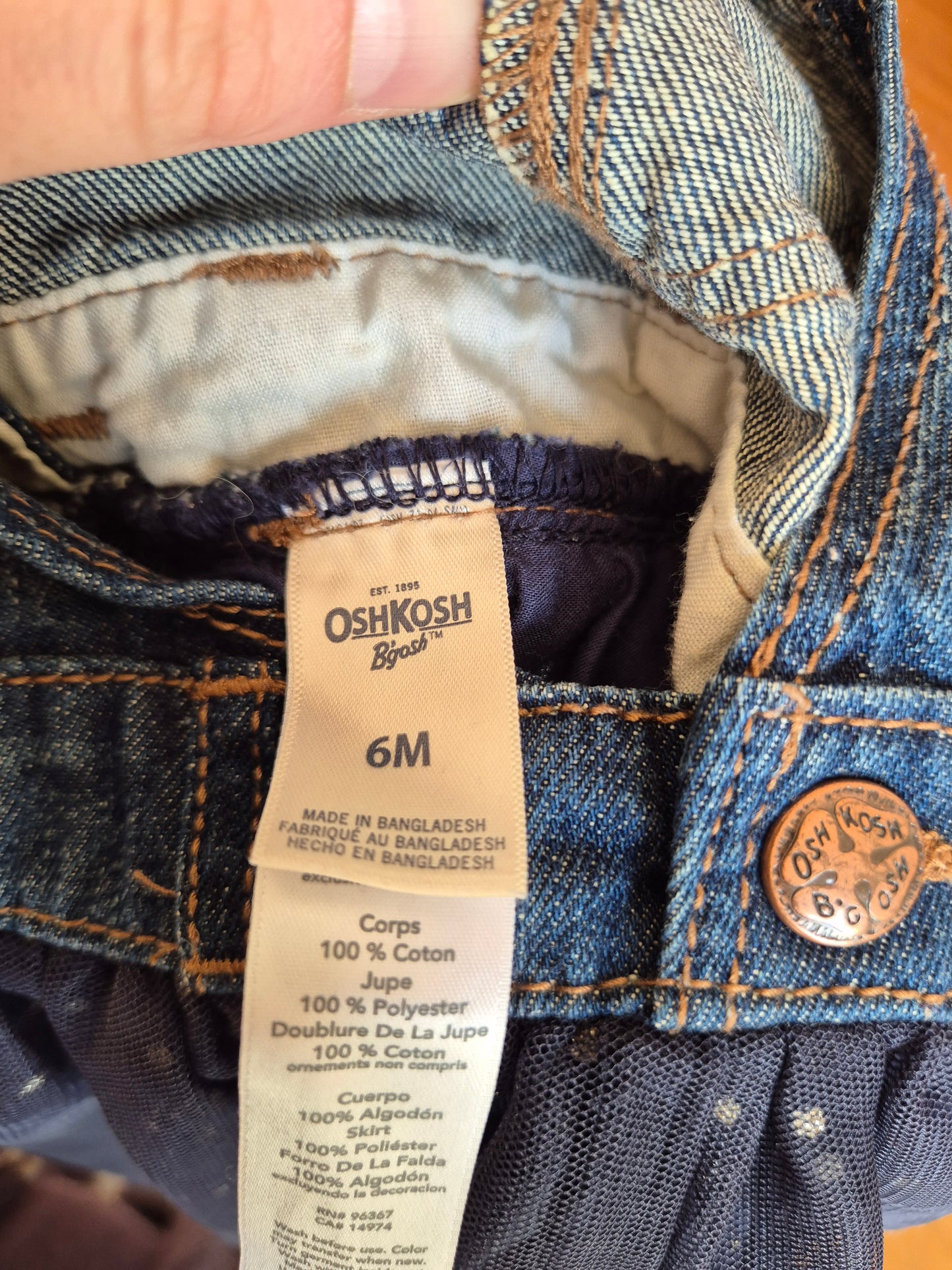 6m - Oshkosh Tulle Skirtall