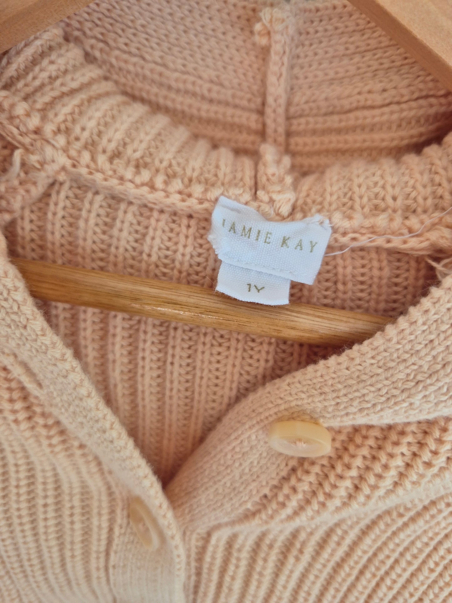 1y - Jamie Kay Bear Knit