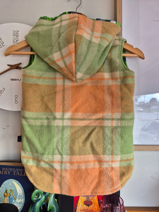 5-7y - Sew Kids Wool Vest x John Deere