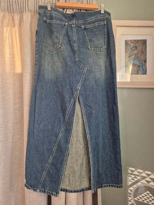 14 Women's - Glassons Denim Maxi Skirt