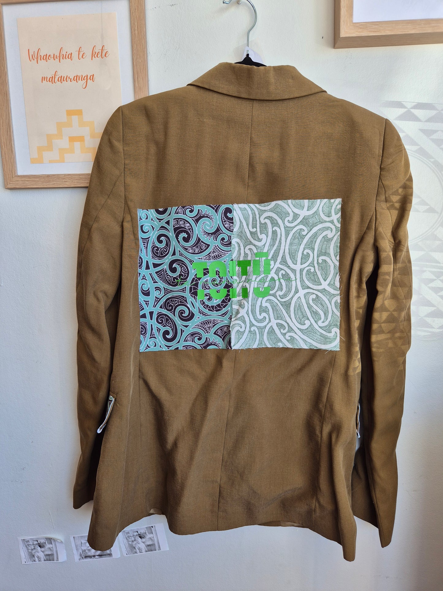 Women's S - Zara Blazer Upcycle Toitū Kākahu