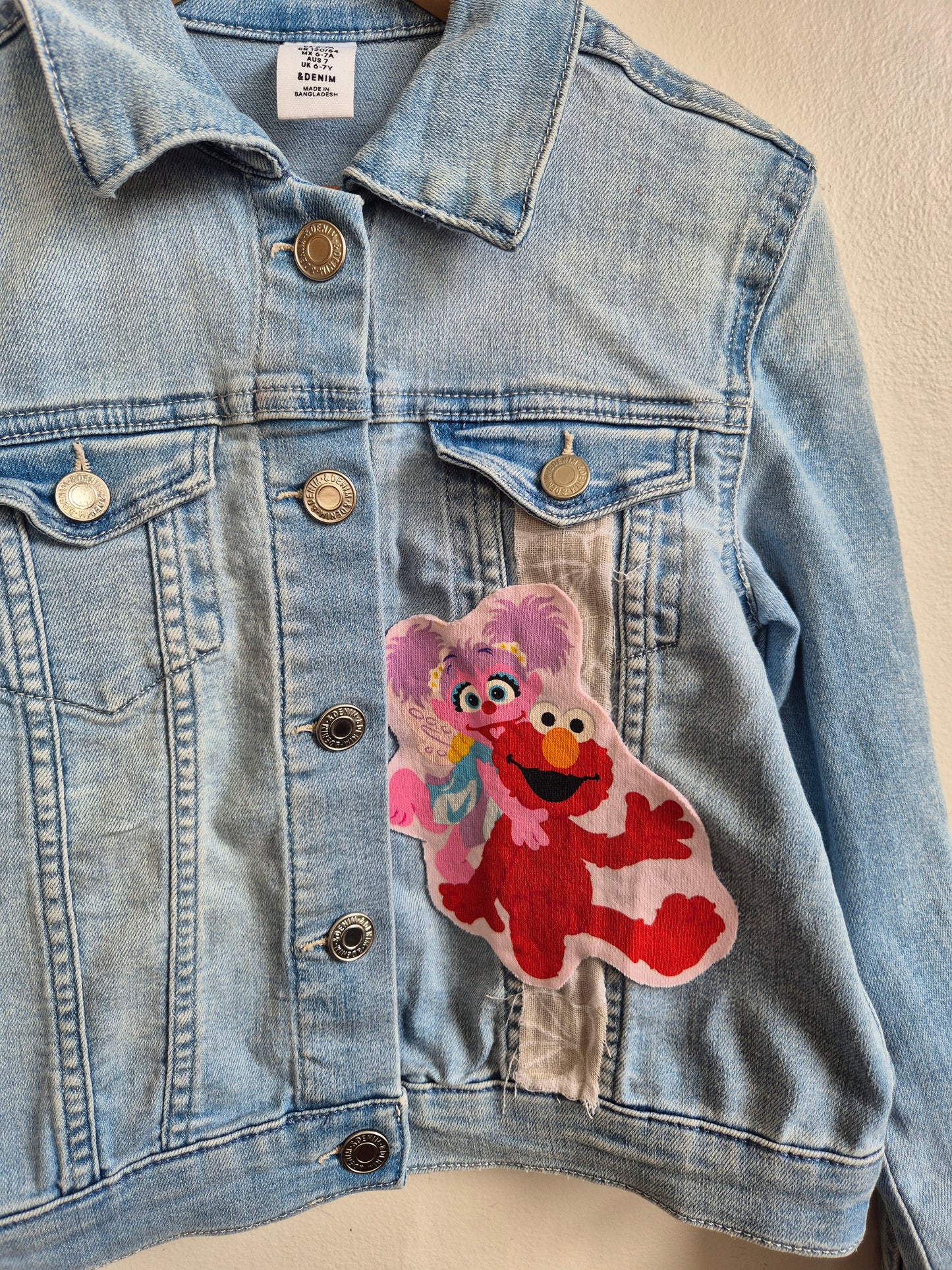 6/7y - Sesame Street Denim Jacket
