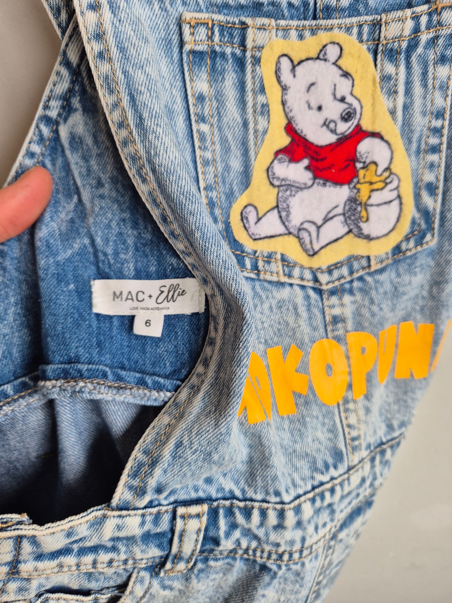 6y - Mokopuna Denim Shortalls