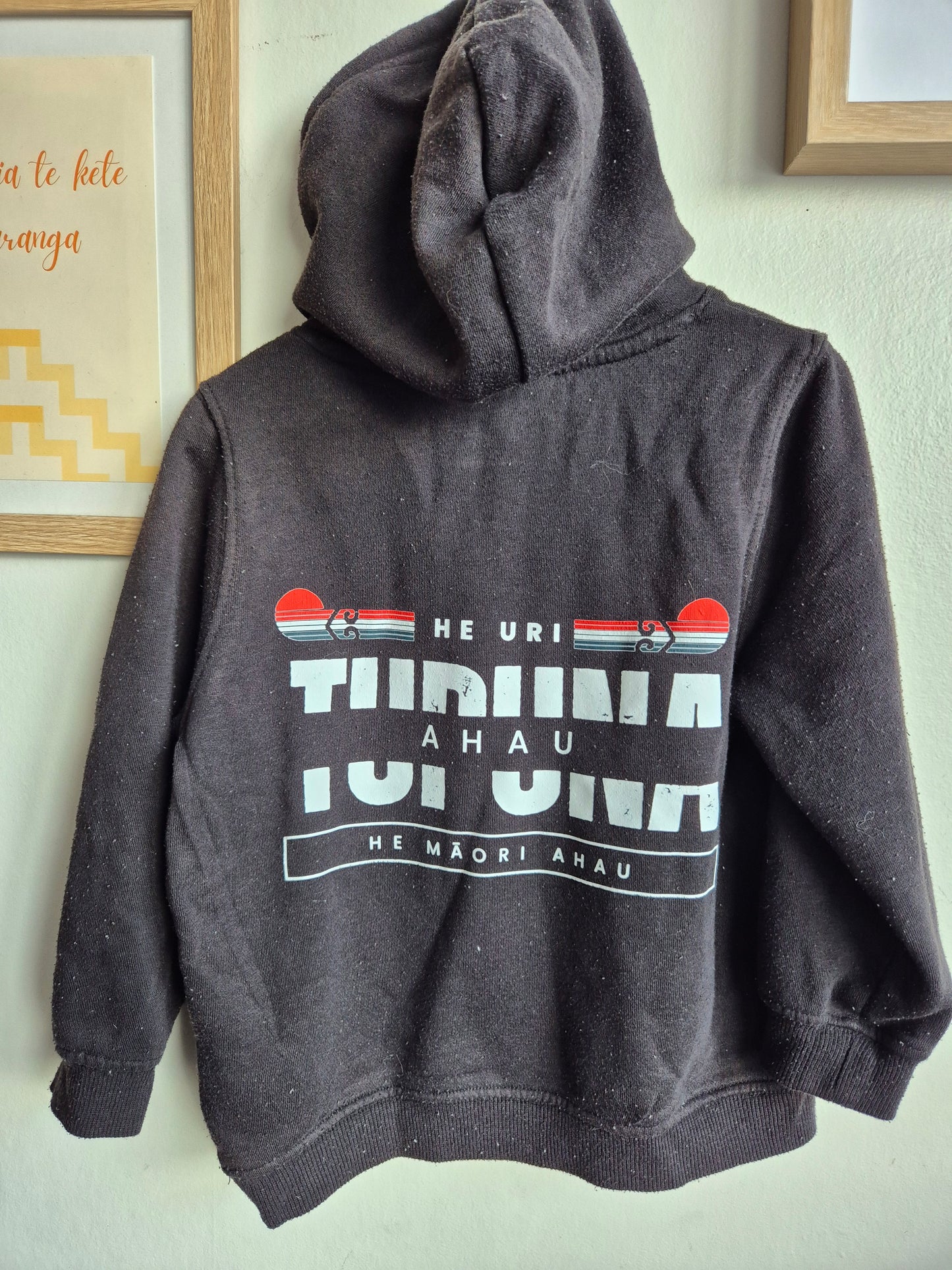 6y - 'Tupuna' Upcycled Hoodie