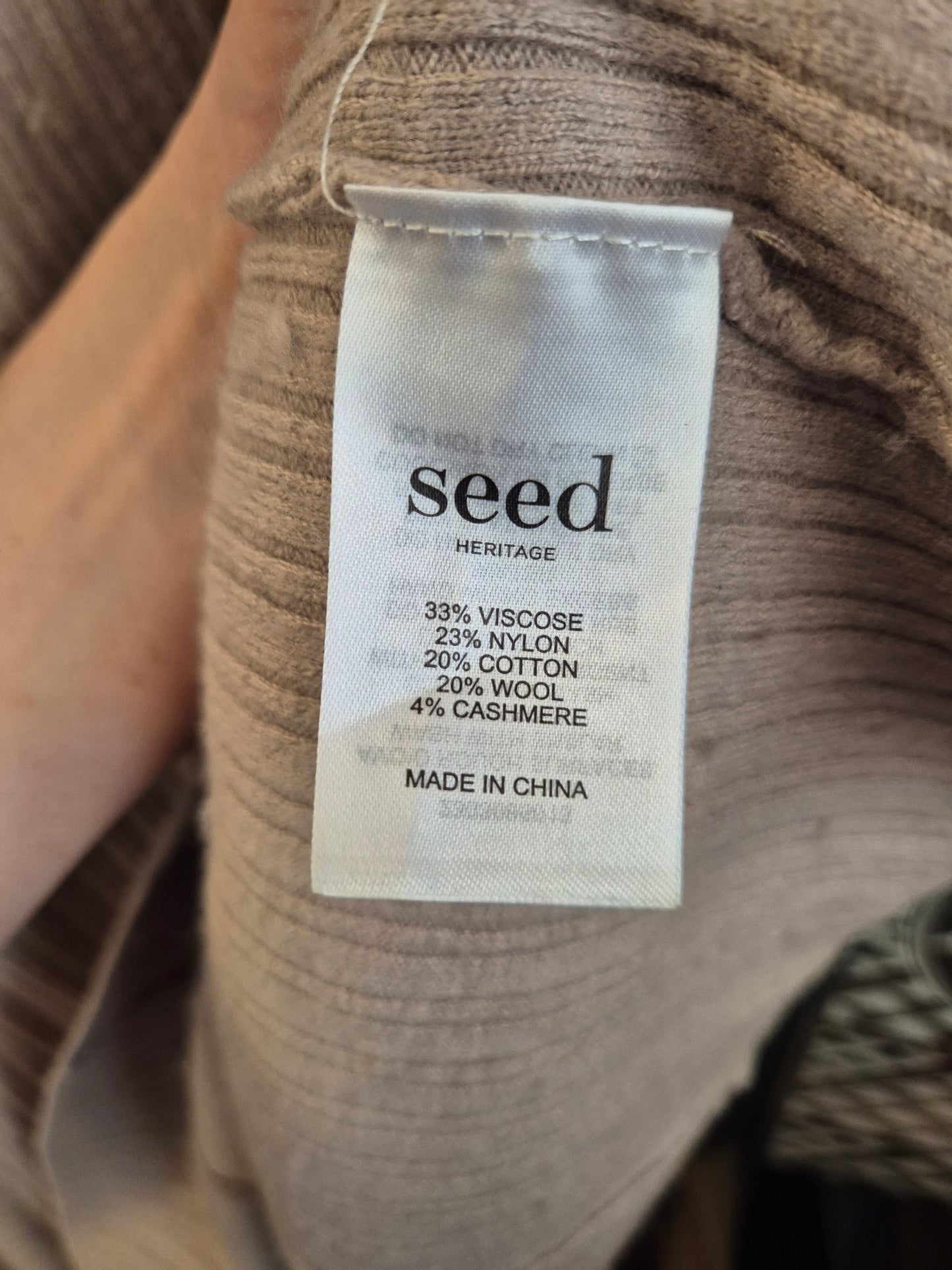 Small Women's  - Seed Ribbed Knit Dress