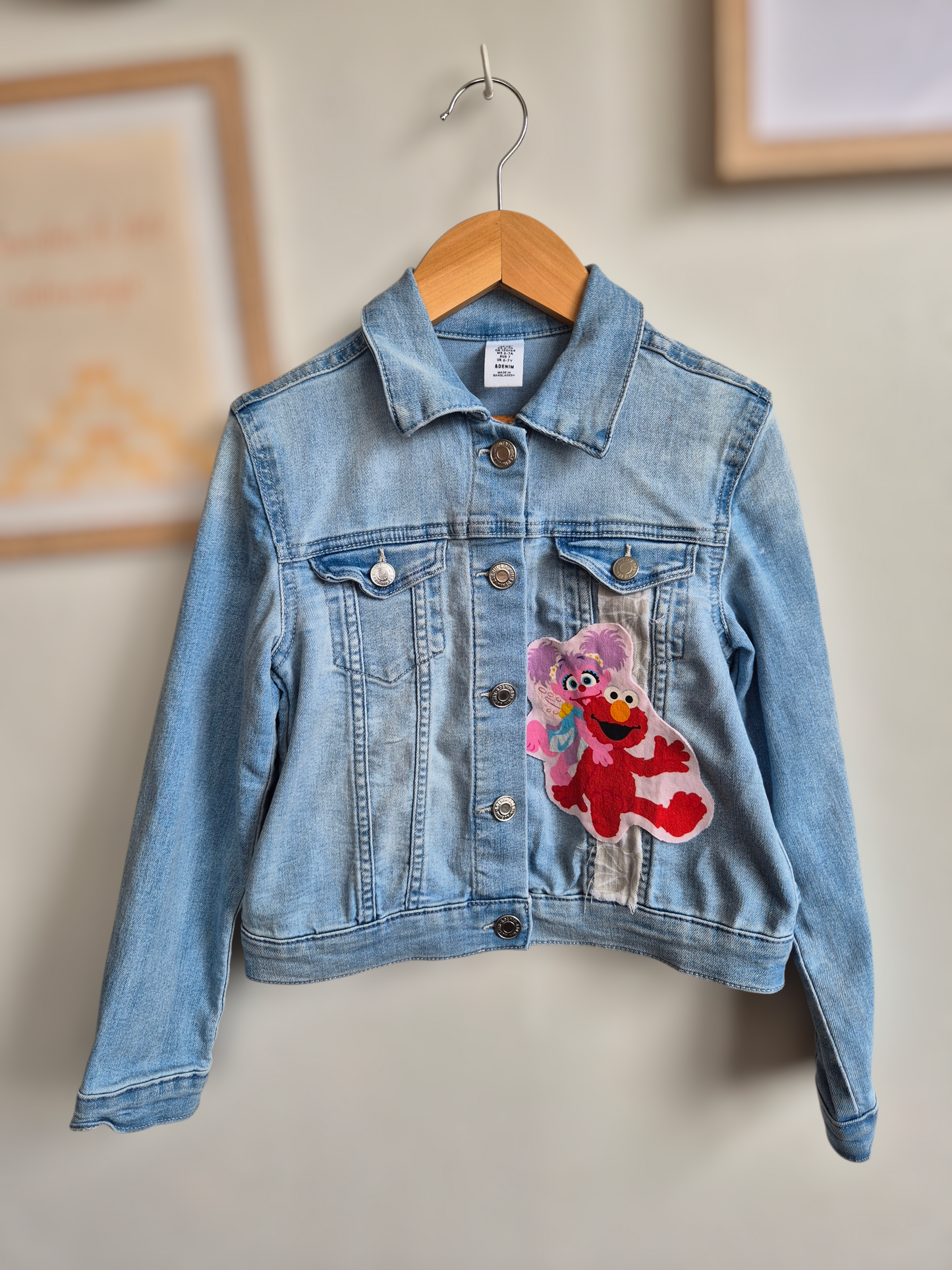 6/7y - Sesame Street Denim Jacket