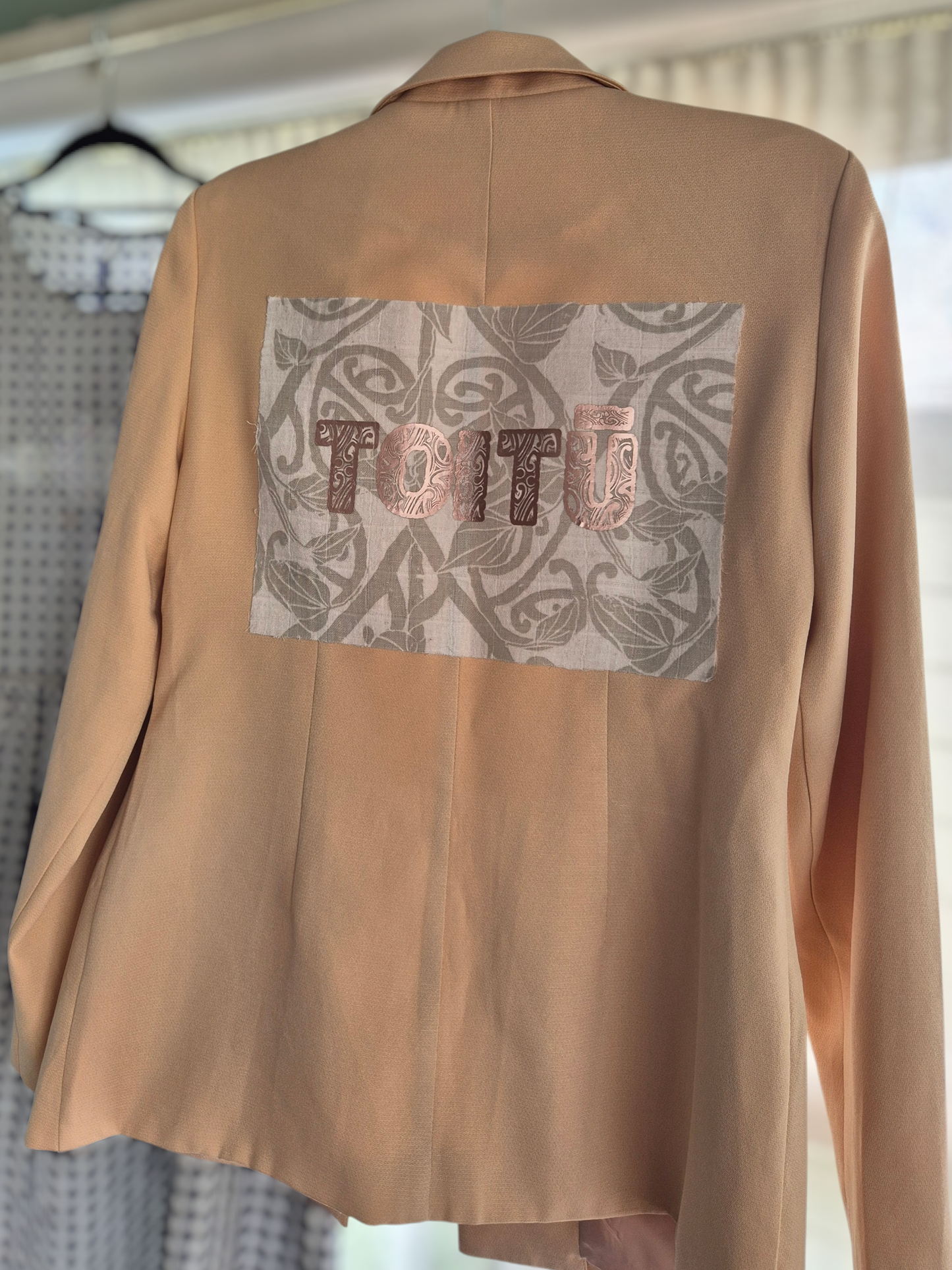 Women's S - Blazer Upcycle Toitū Kākahu