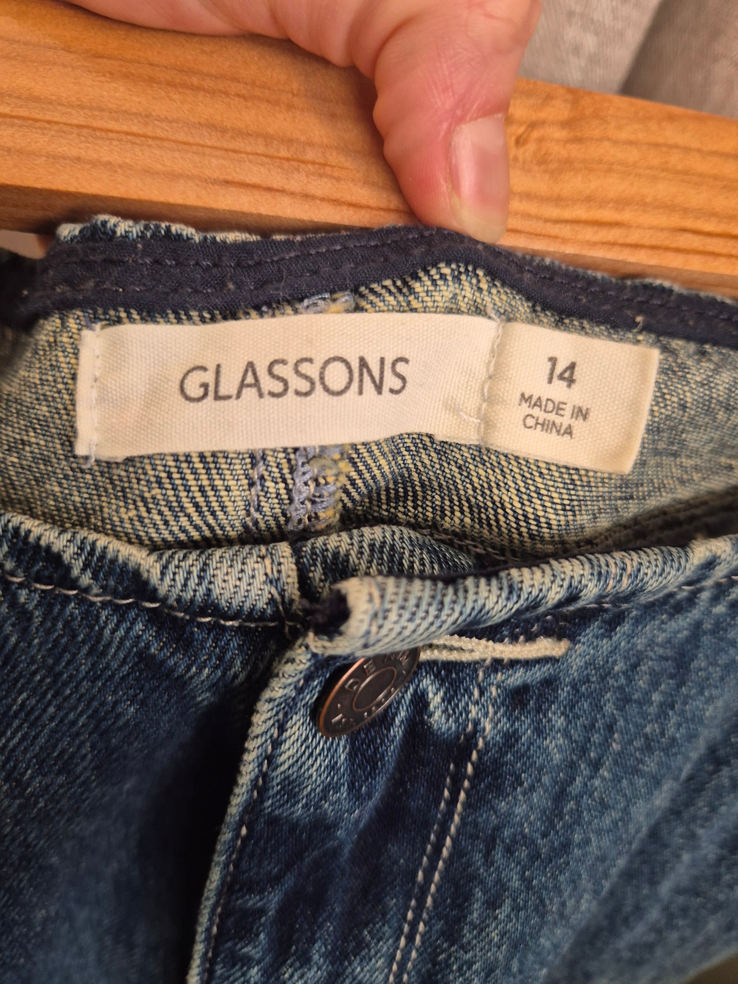 14 Women's  - Glassons Denim Maxi Skirt